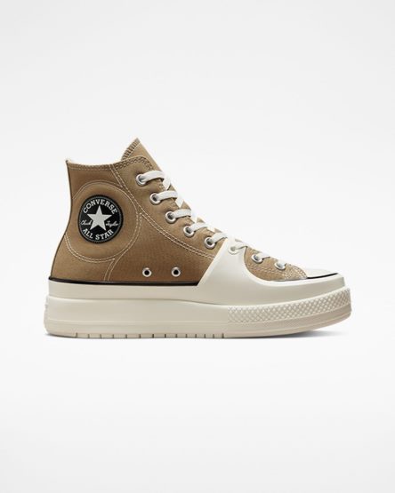 Men's Converse Chuck Taylor All Star Construct High Top Shoes Khaki / Black | AU 3EC10G